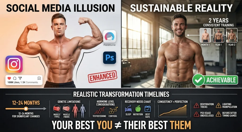 Are Your Body Goals Actually Achievable The Truth About Fitness, Social Media, and Sustainable Transformation