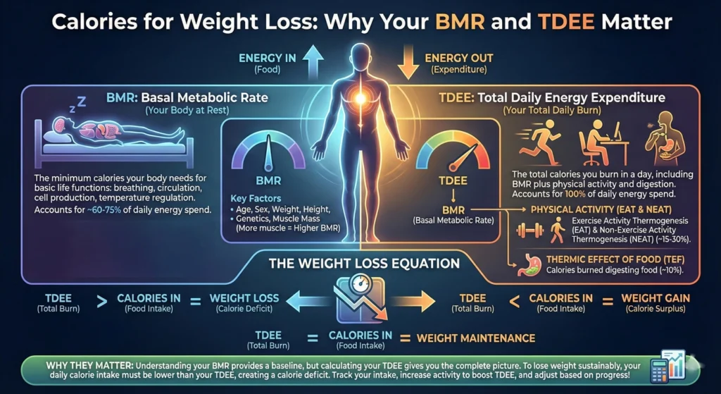 Calories for Weight Loss Why Your BMR and TDEE Matter More Than That Magic Number You Googled-infographic
