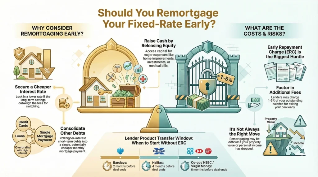 Can You Remortgage Early A Complete Guide to Switching Your Mortgage Before Term End - Infographic