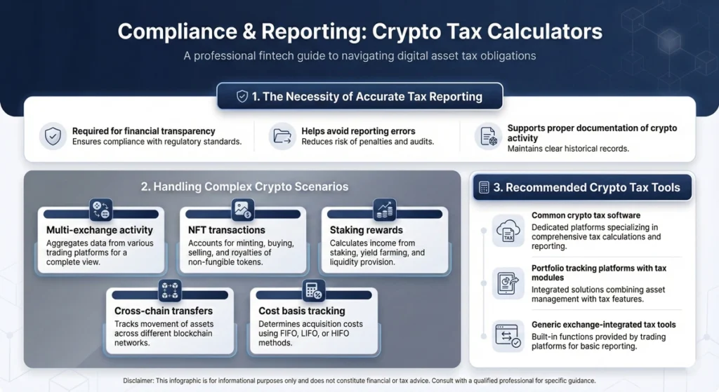 Compliance and Reporting Crypto Tax Calculators