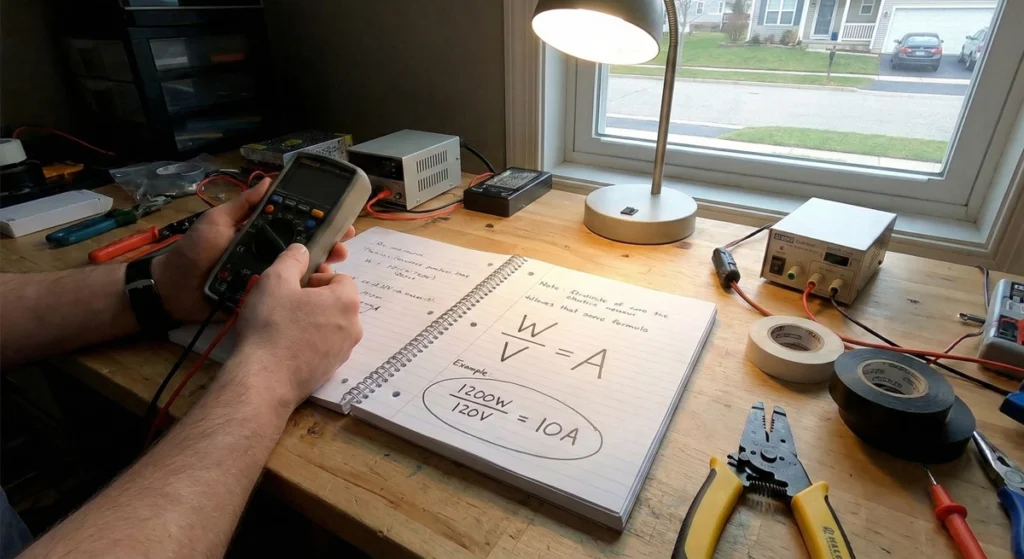 Core Calculation Amps from Watts