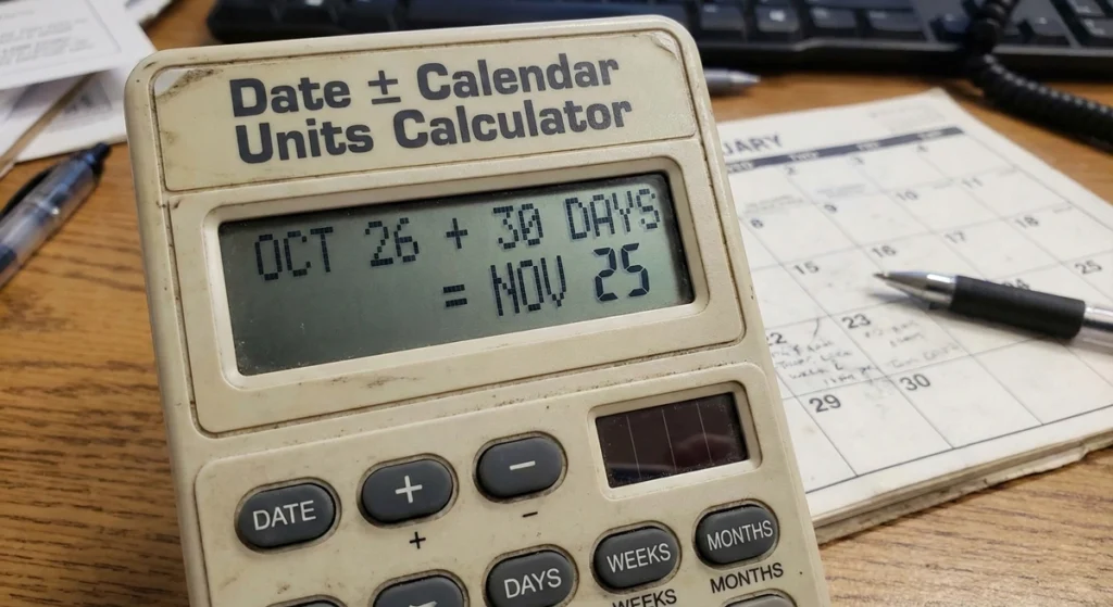 Date ± Calendar Units Calculator
