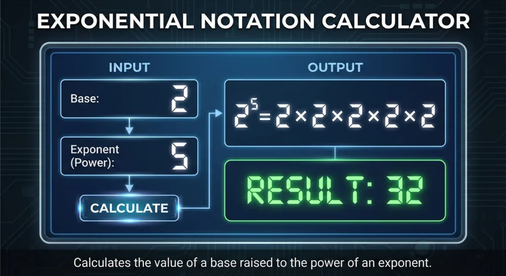 Exponential Notation Calculator-infographic