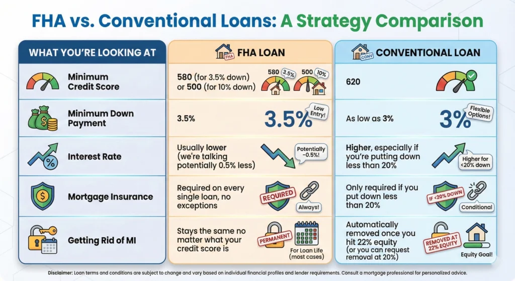 FHA vs. Conventional Loans: A Strategy Comparison