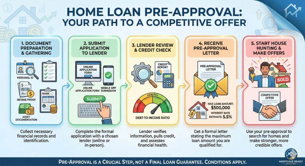 Home-Loan-Pre-Approval-infographic Home Loan Pre-Approval infographic