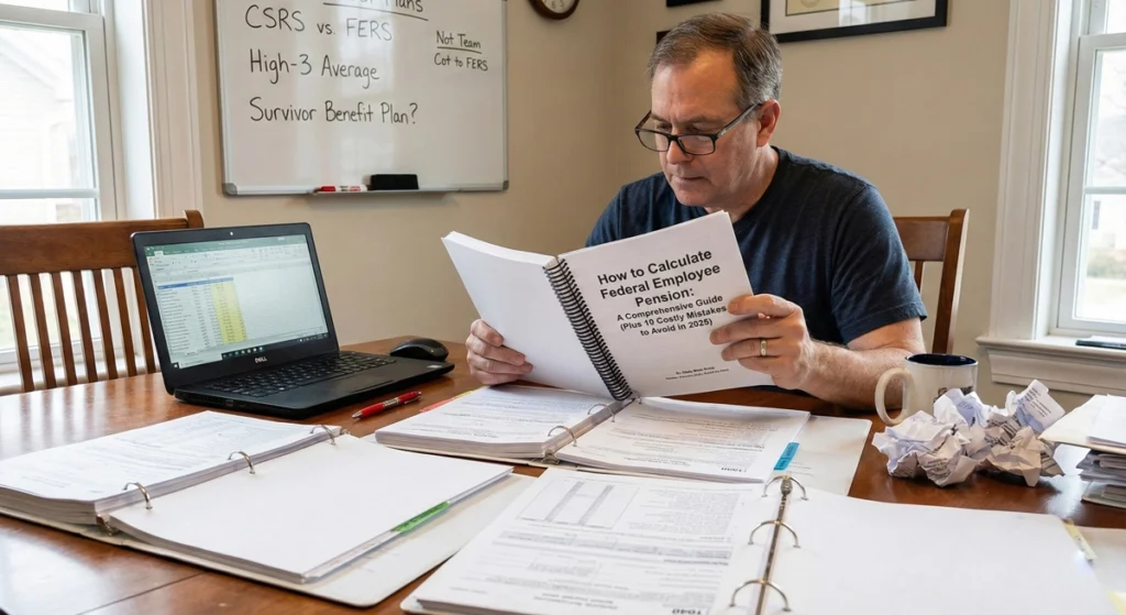 How to Calculate Federal Employee Pension