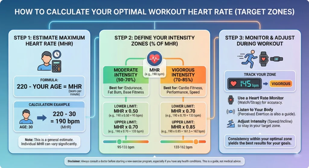 How to Calculate Your Optimal Workout Heart Rate-infographic