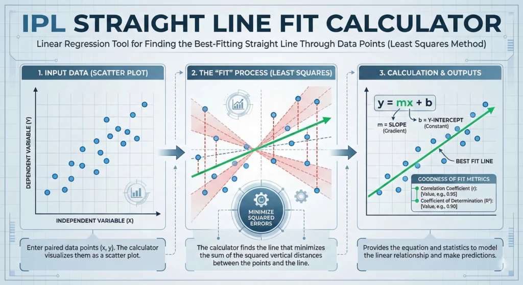 IPL Straight Line Fit Calculator-infographic