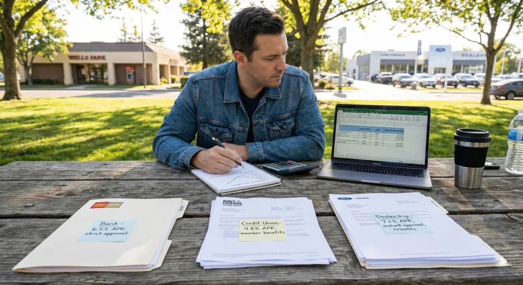 In-Depth-Auto-Loan-Comparison-Banks-vs-Credit-Unions-vs-Dealerships In-Depth Auto Loan Comparison Banks vs Credit Unions vs Dealerships