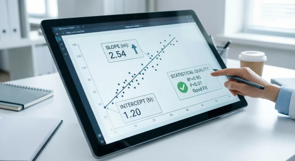 Interpreting Results Slope, Intercept, and Statistical Quality