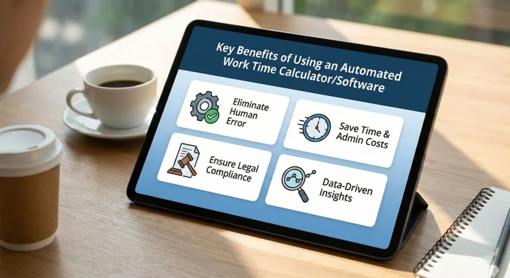 Key Benefits of Using an Automated Work Time Calculator Software