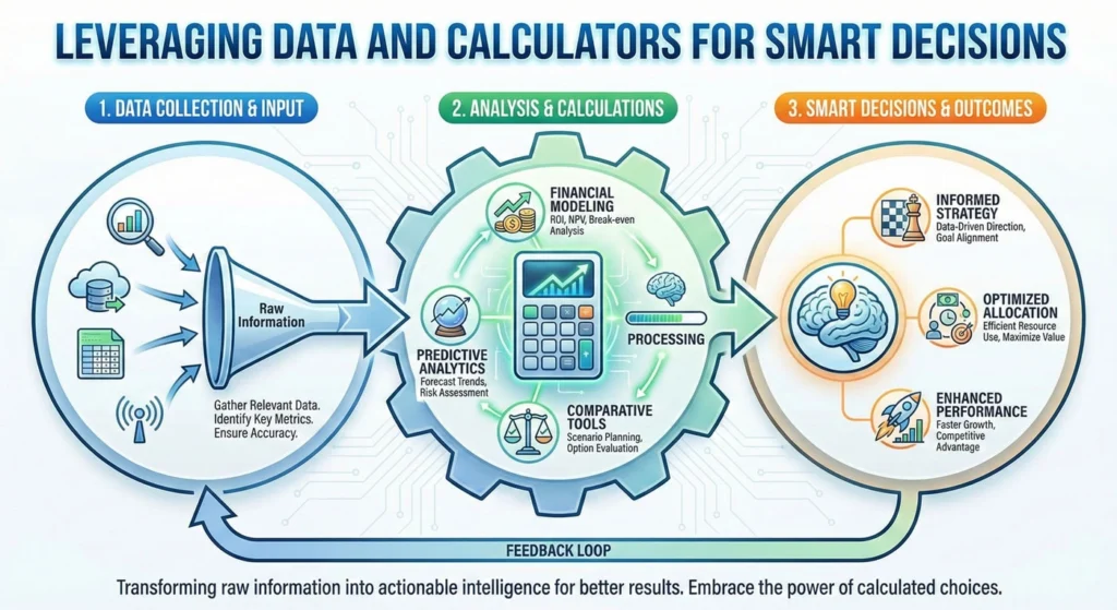 Leveraging Data and Calculators for Smart Decisions-infographic