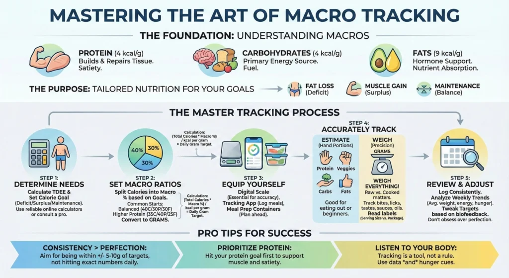 Mastering the Art of Macro Tracking-infographic