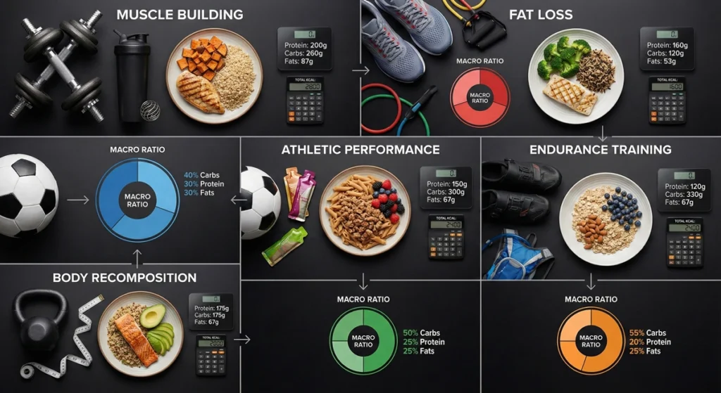 Optimal Macro Ratios for Specific Health and Fitness Goals