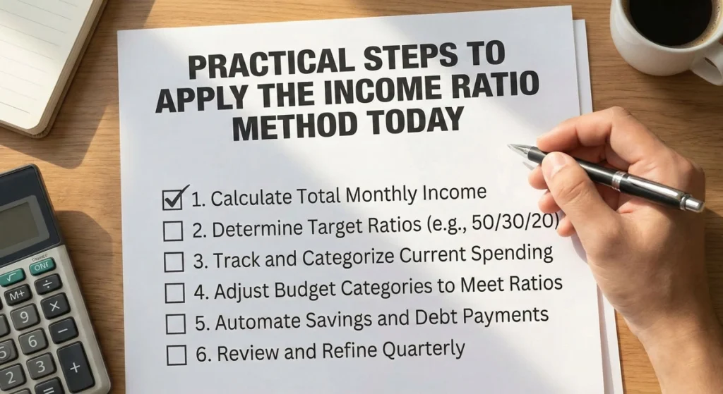 Practical Steps to Apply the Income Ratio Method Today