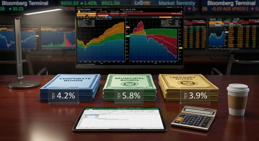 Strategic Comparison TEY for Different Fixed Income Assets