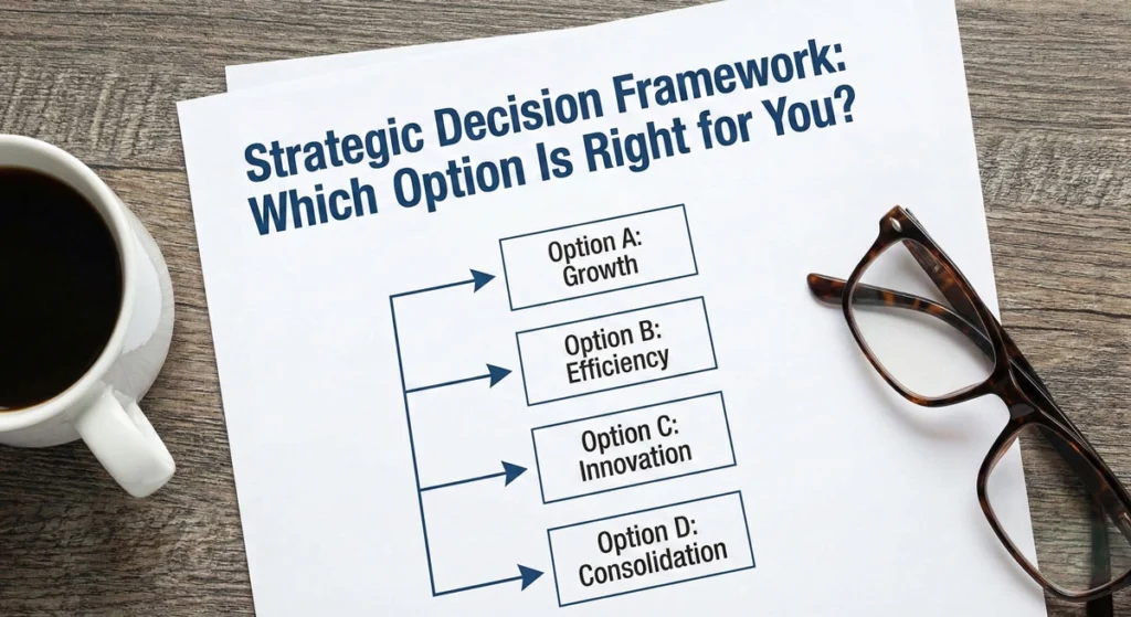 Strategic Decision Framework Which Option Is Right for You