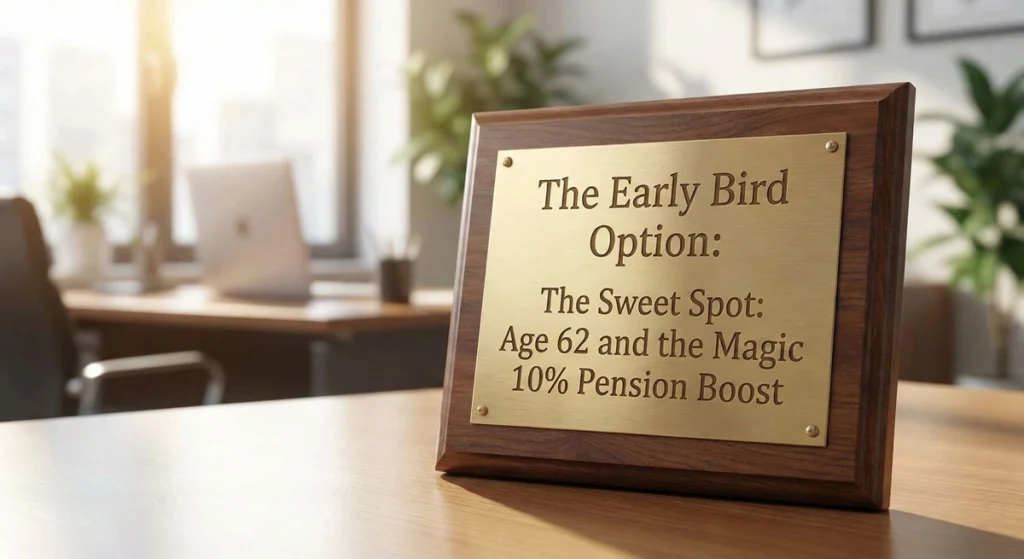 The Sweet Spot Age 62 and the Magic 10% Pension Boost