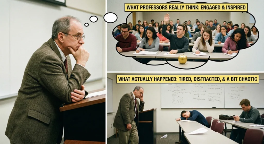 What Professors Really Think vs. What Actually Happened