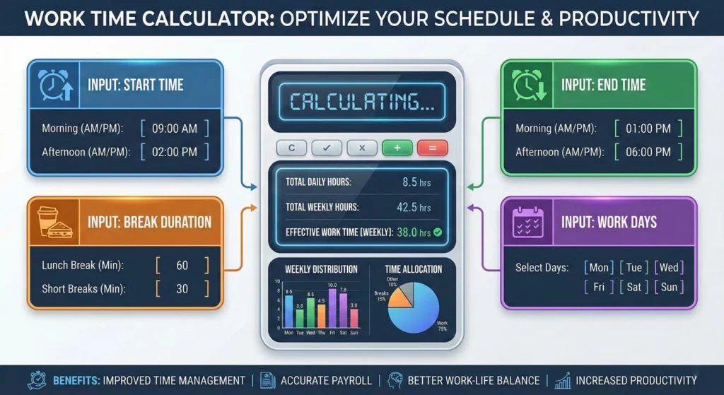 Why You Actually Need a Work Time Calculator-infographic