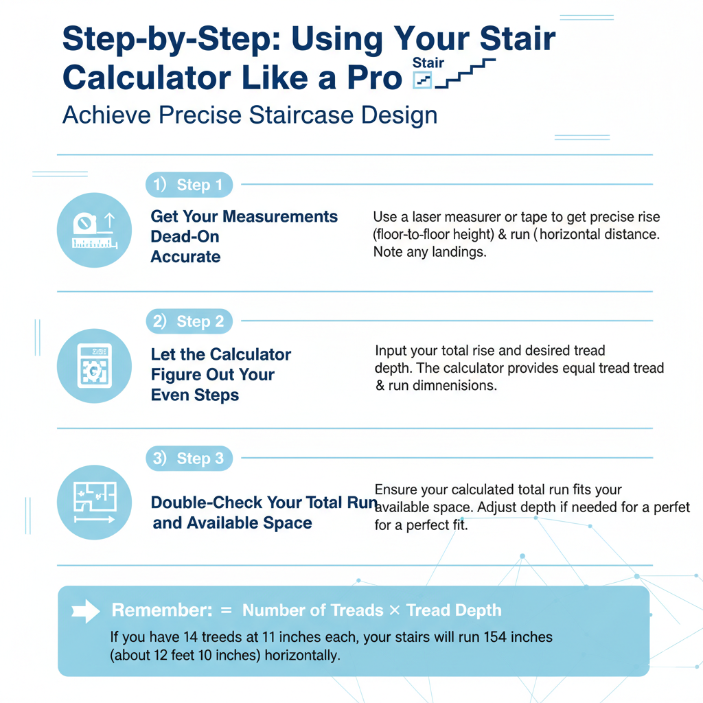 Step-by-Step: Using Your Stair Calculator Like a Pro Step-by-Step: Using Your Stair Calculator
